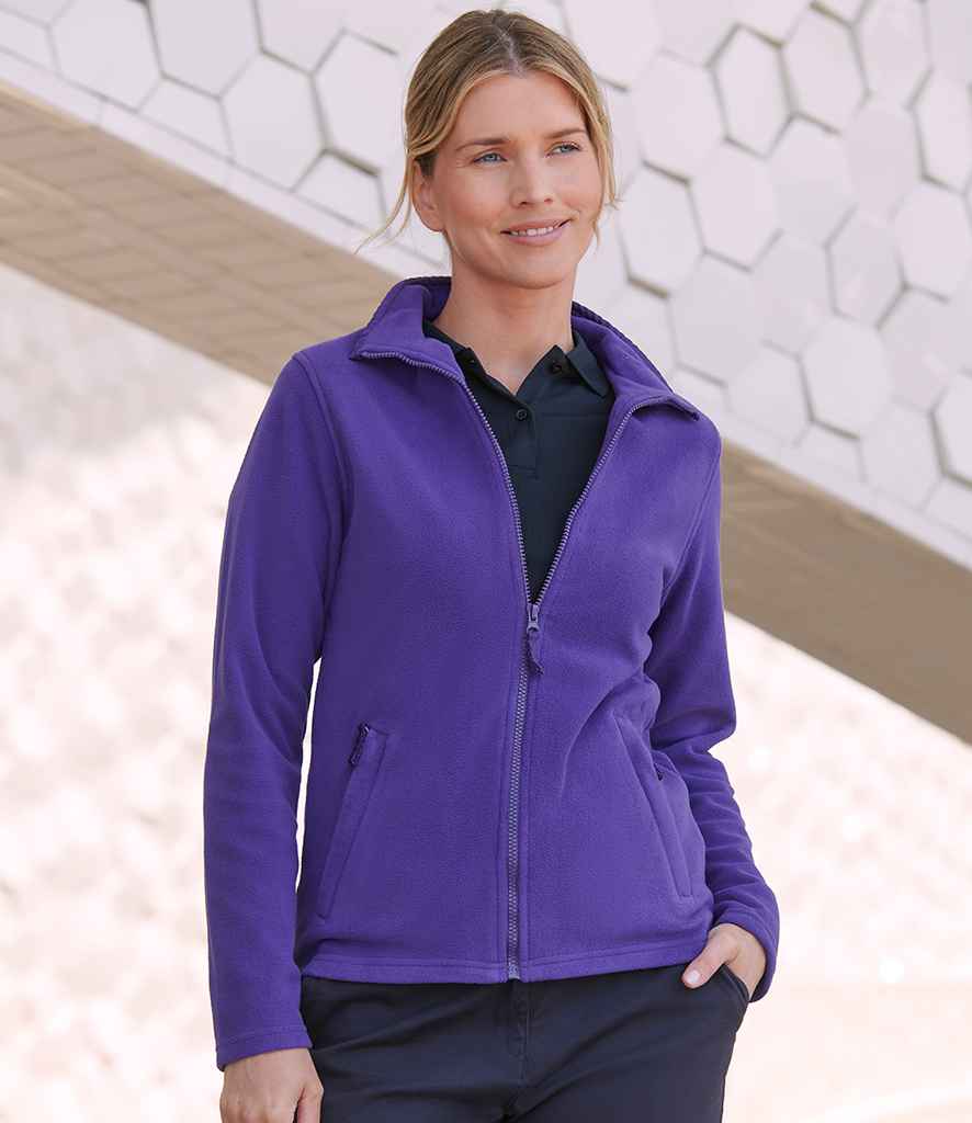 Henbury Henbury Ladies Micro Fleece Jacket Purple
