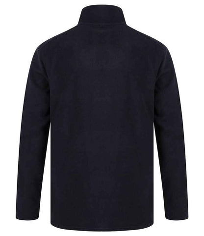 Henbury Zip Neck Micro Fleece