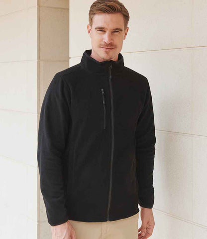 Henbury Recycled Polyester Micro Fleece Jacket - model image