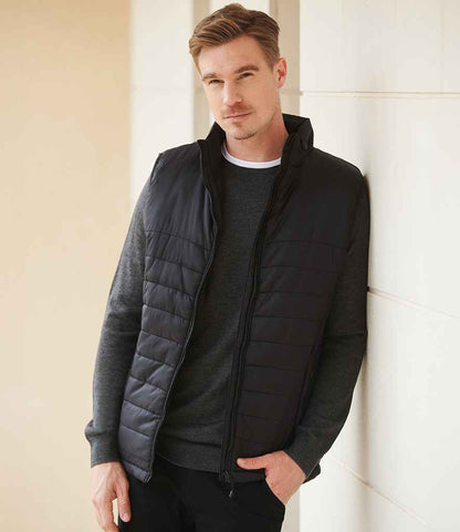 Henbury Henbury Unisex Padded Gilet Black