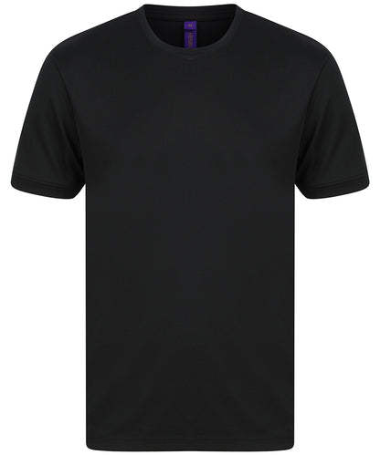 Henbury Hi Cool performance t-shirt Black