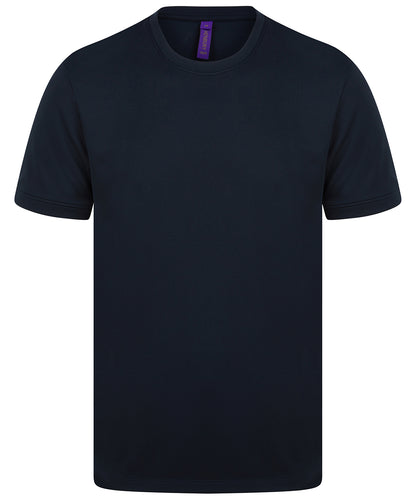 Henbury Hi Cool performance t-shirt Navy