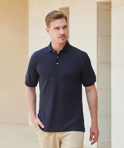 Henbury Ultimate 65/35 polo shirt Black