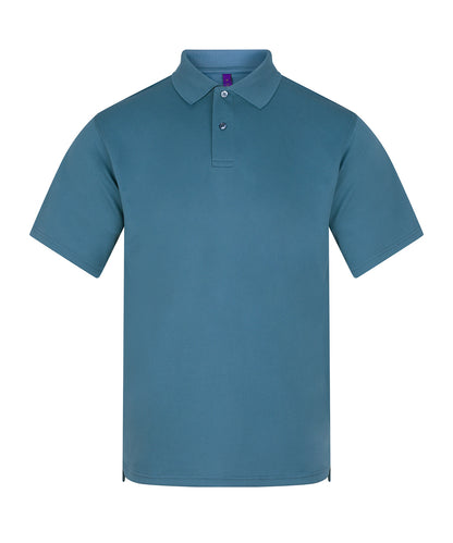 Henbury Coolplus® polo shirt Airforce Blue