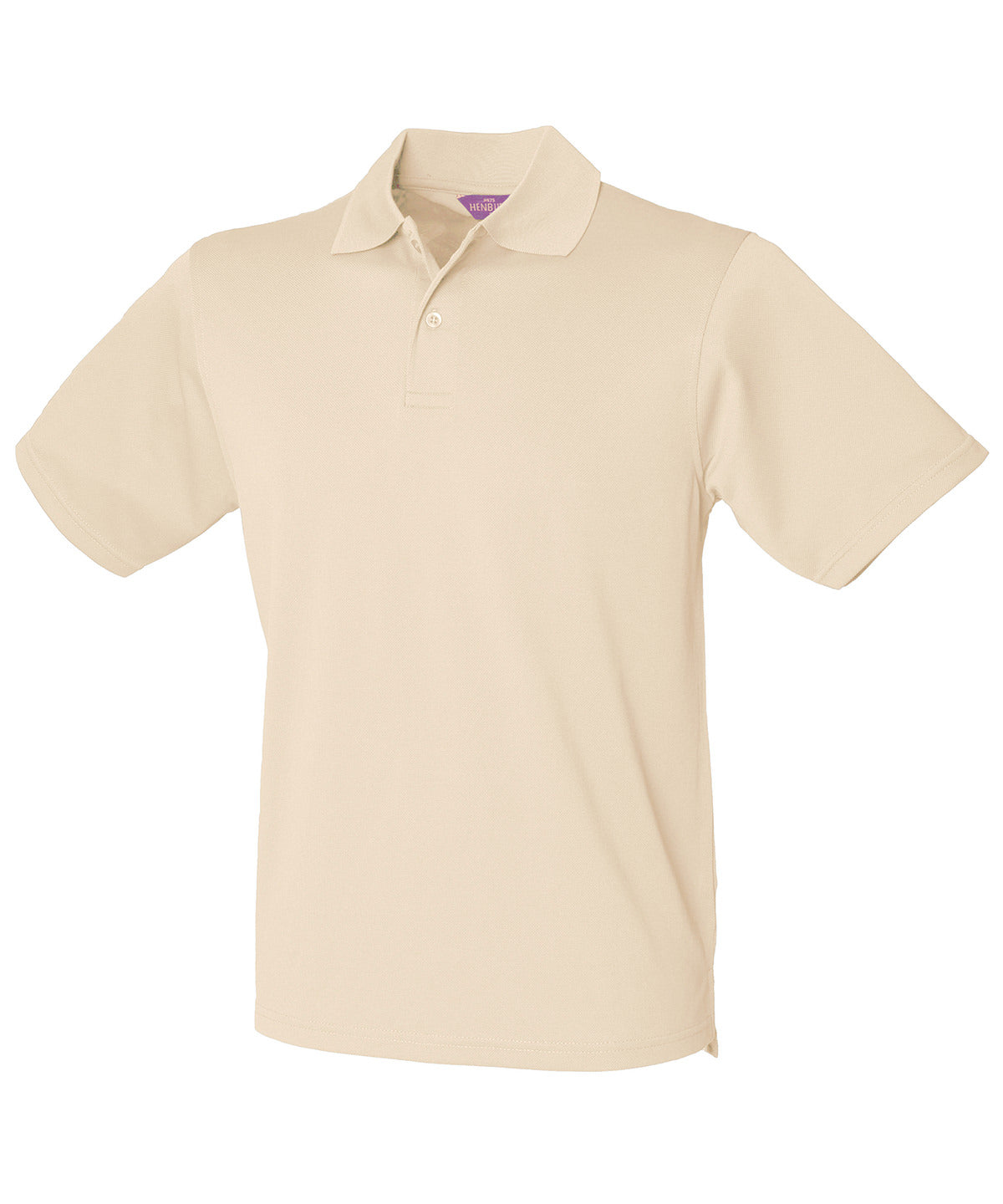 Henbury Coolplus® polo shirt Natural