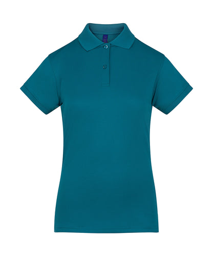 Henbury Women's Coolplus® polo shirt Teal