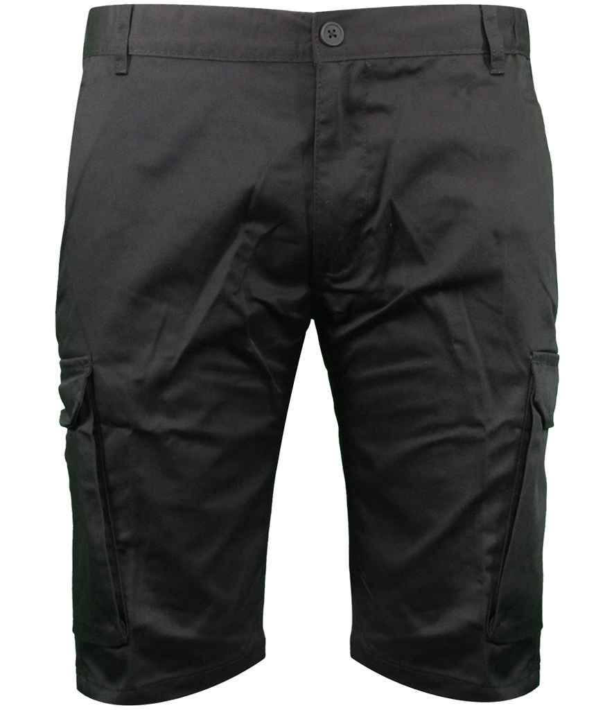 Warrior Cargo Shorts in Black