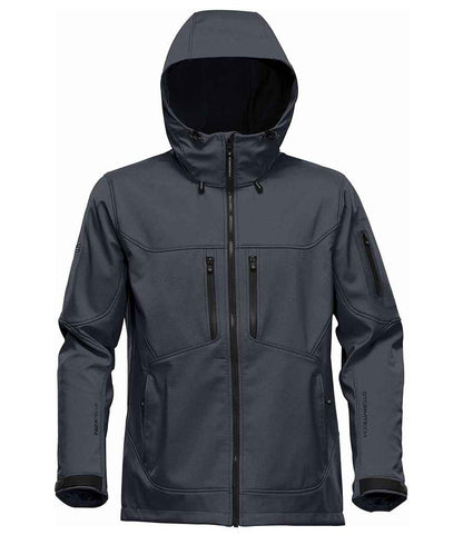 Stormtech Epsilon 2 Hooded Soft Shell Jacket in Charcoal Twill