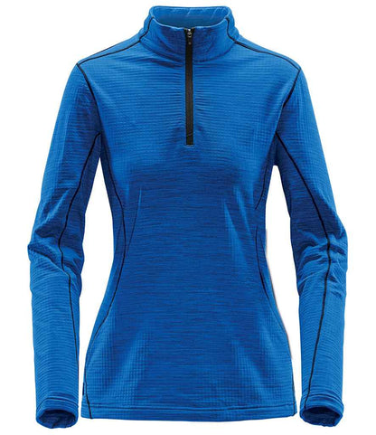 Stormtech Ladies Base Thermal Zip Neck Top in Ocean Blue