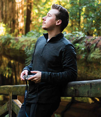 Stormtech Base Thermal Zip Neck Top - model image