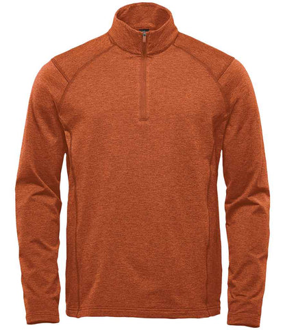 Stormtech Treeline Performance 1/4 Zip Pullover in Rust Heather