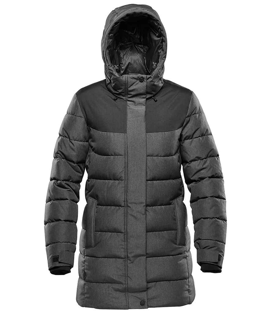 Stormtech Ladies Oslo HD Parka Jacket in Heather Grey