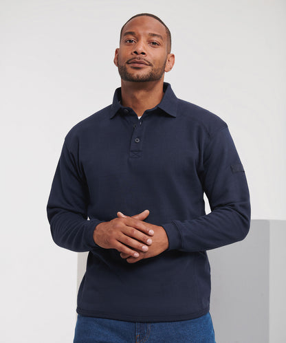 Russell Heavy-duty collar sweatshirt Black