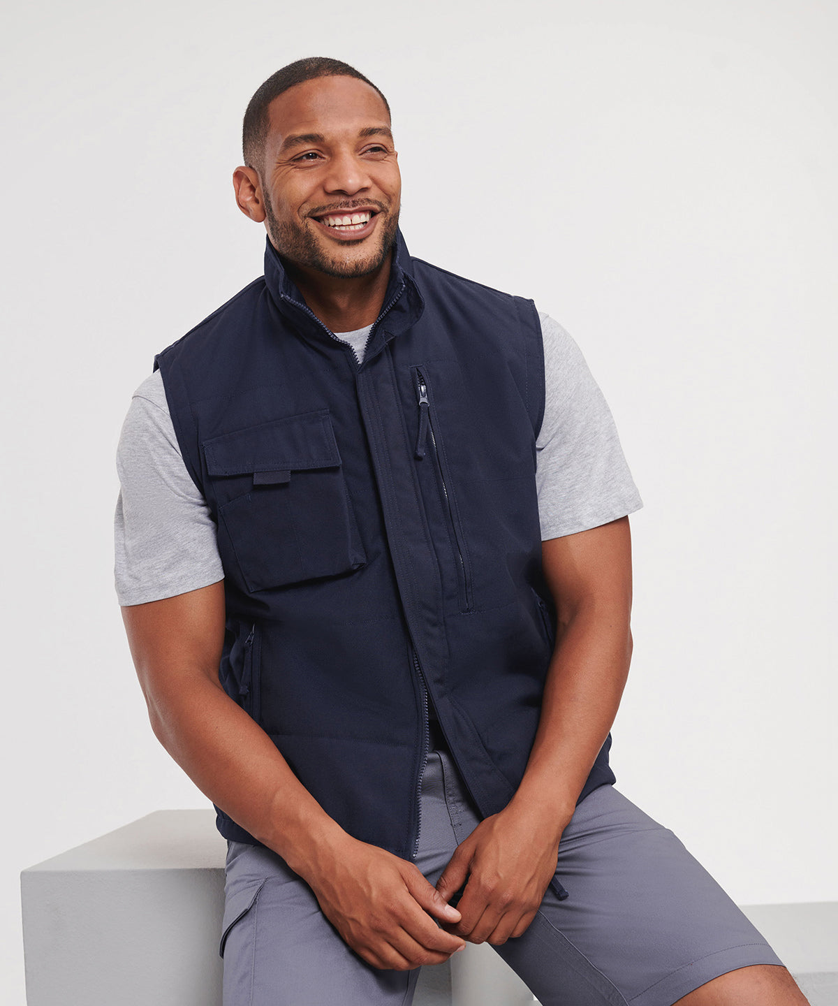 Russell Heavy-duty gilet Black