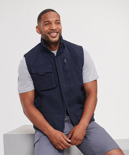 Russell Heavy-duty gilet Black