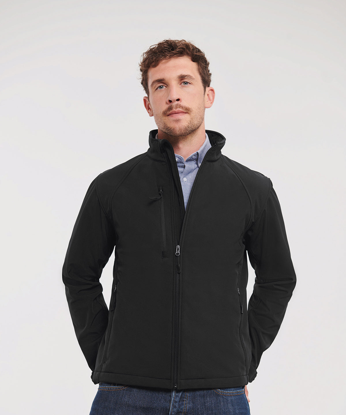 Russell Softshell jacket Azure Blue