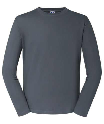 Russell Classic long sleeve T Convoy Grey