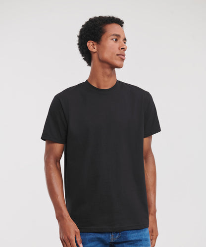 Russell Super ringspun classic t-shirt Azure Blue
