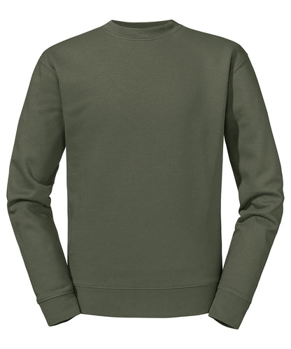 Russell Set-in sleeve sweatshirt Olive