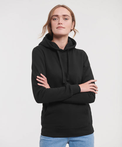 Russell Women's authentic hooded sweatshirt Black*
