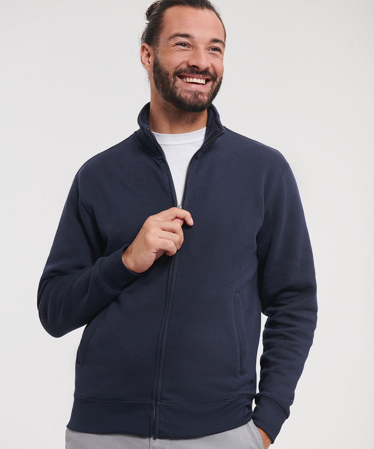 Russell Authentic sweatshirt jacket Black*