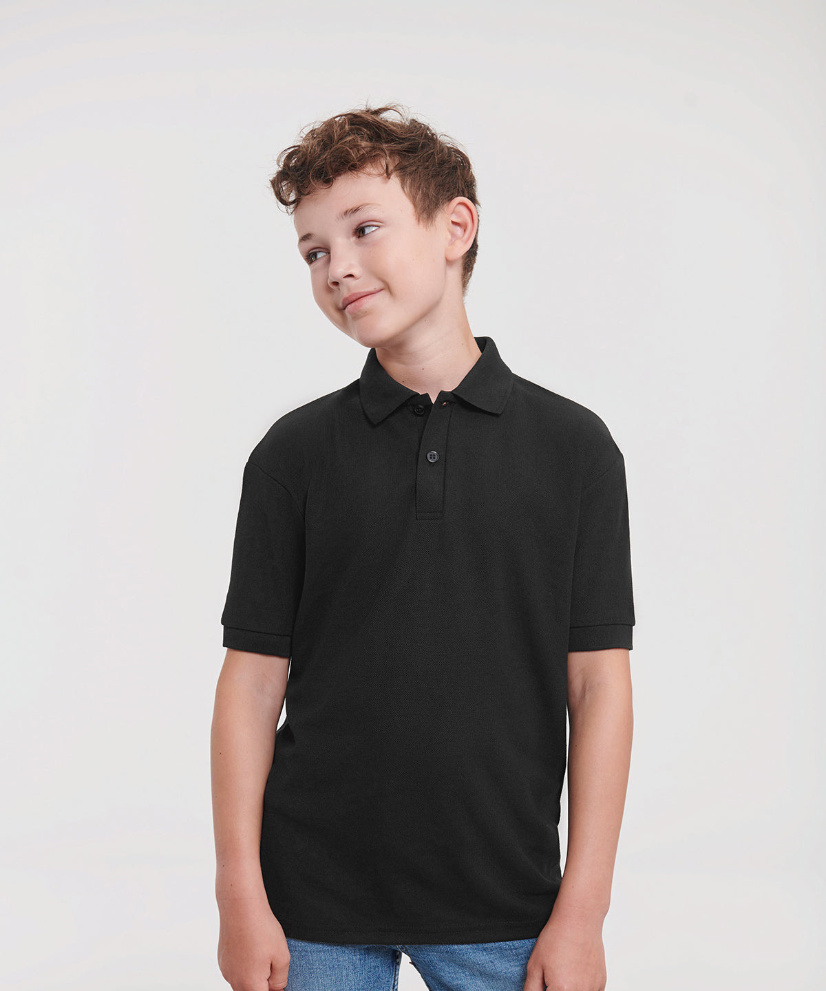 Russell Kids polo shirt Black