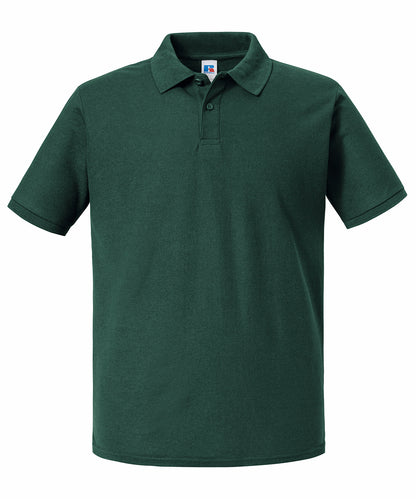 Russell Authentic eco polo Bottle Green