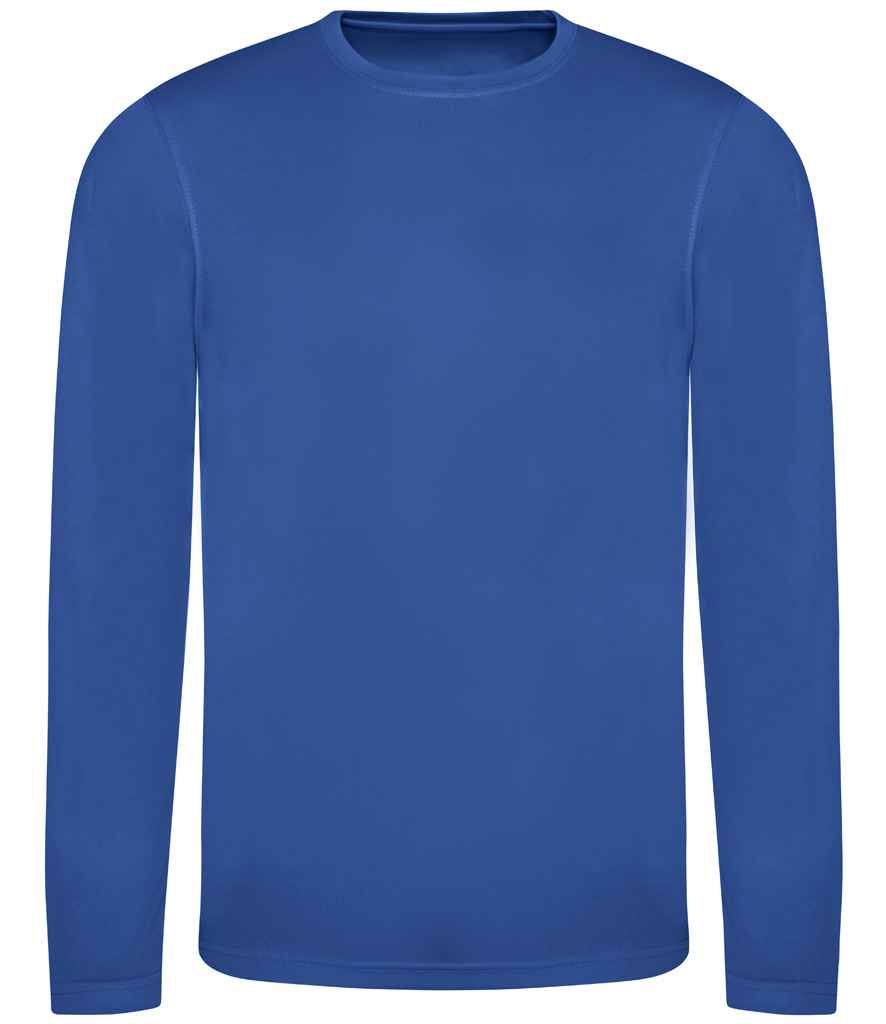 Just Cool AWDis Cool Long Sleeve Wicking T-Shirt Royal Blue
