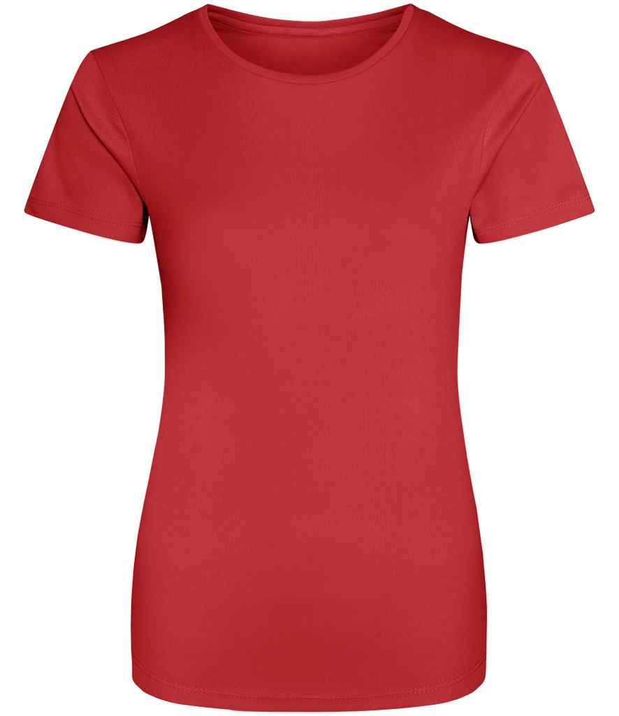 Just Cool AWDis Ladies Cool T-Shirt Fire Red