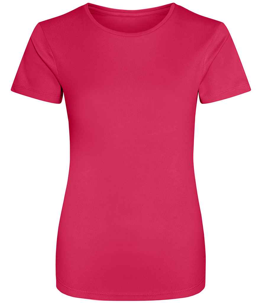 Just Cool AWDis Ladies Cool T-Shirt Hot Pink