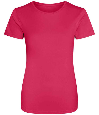 Just Cool AWDis Ladies Cool T-Shirt Hot Pink