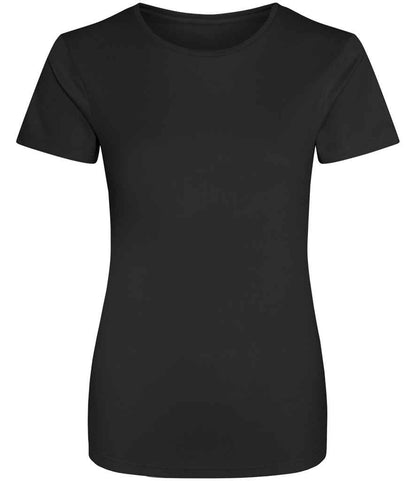 Just Cool AWDis Ladies Cool T-Shirt Jet Black