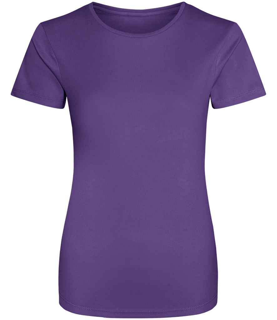 Just Cool AWDis Ladies Cool T-Shirt Purple
