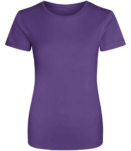 Just Cool AWDis Ladies Cool T-Shirt Purple