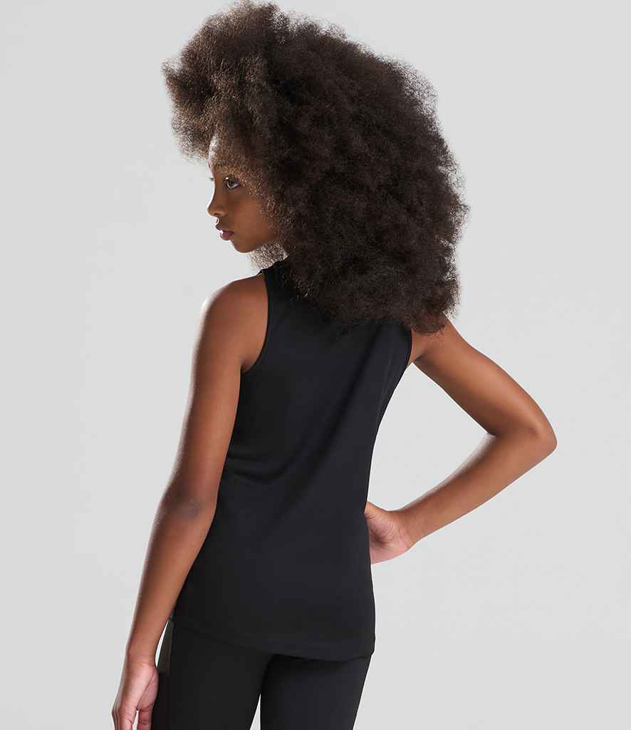 Just Cool AWDis Kids Cool Vest Jet Black