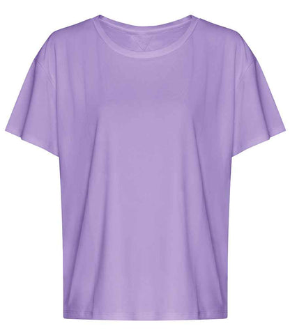 Just Cool AWDis Ladies Cool Open Back T-Shirt Digital Lavender
