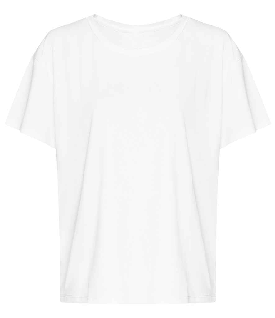Just Cool AWDis Ladies Cool Open Back T-Shirt White