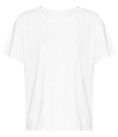 Just Cool AWDis Ladies Cool Open Back T-Shirt White