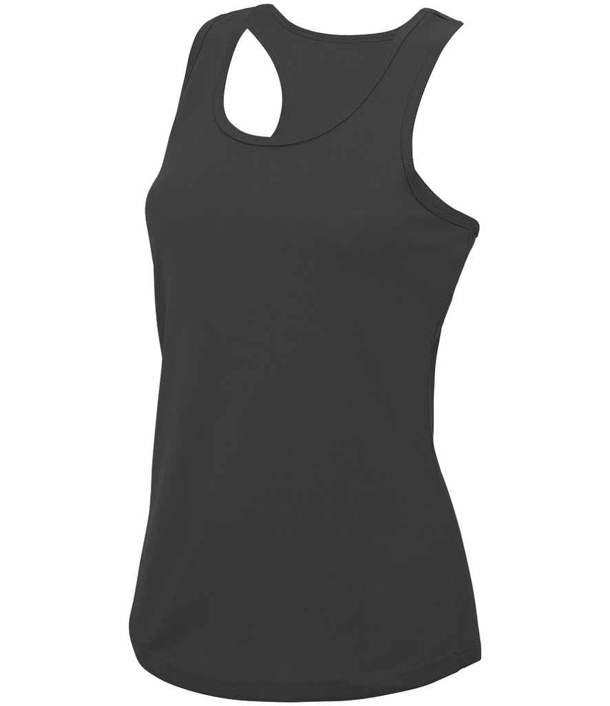 Just Cool AWDis Ladies Cool Vest Charcoal