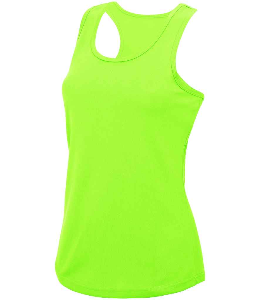 Just Cool AWDis Ladies Cool Vest Electric Green