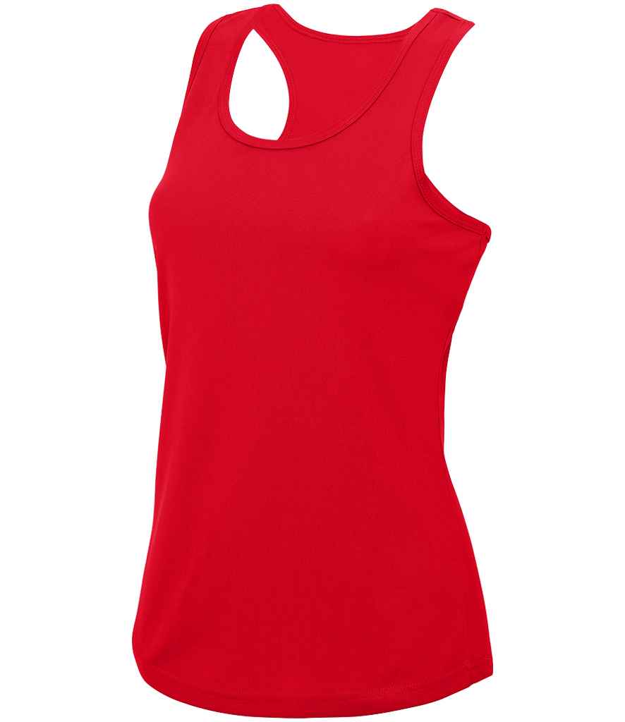 Just Cool AWDis Ladies Cool Vest Fire Red