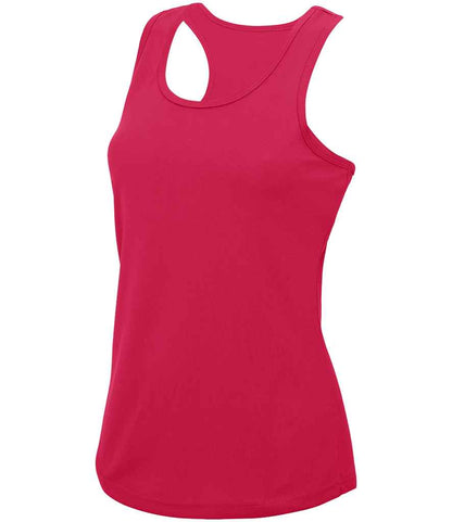 Just Cool AWDis Ladies Cool Vest Hot Pink