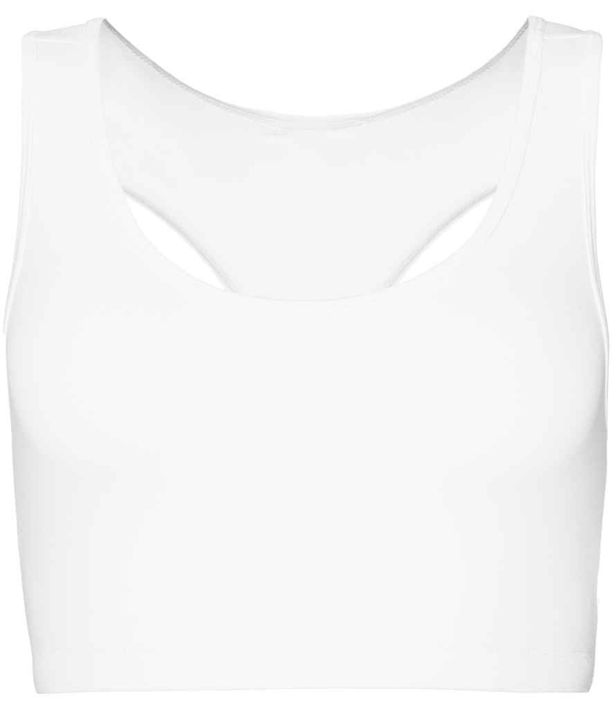 Just Cool AWDis Ladies Cool Sports Crop Top Arctic White
