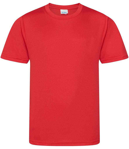 Just Cool AWDis Kids Cool Smooth T-Shirt Red