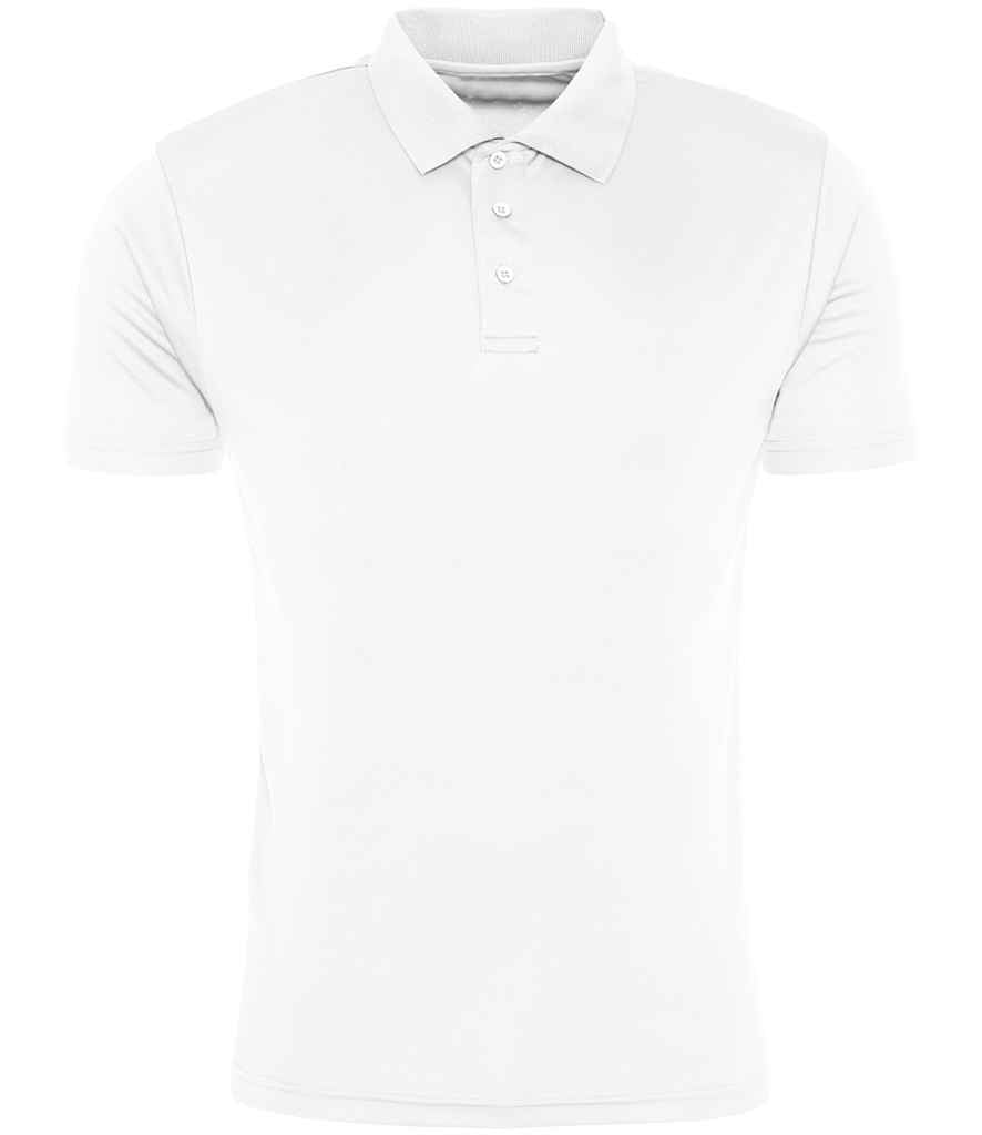 AWDis Cool Smooth Polo Shirt in Arctic White