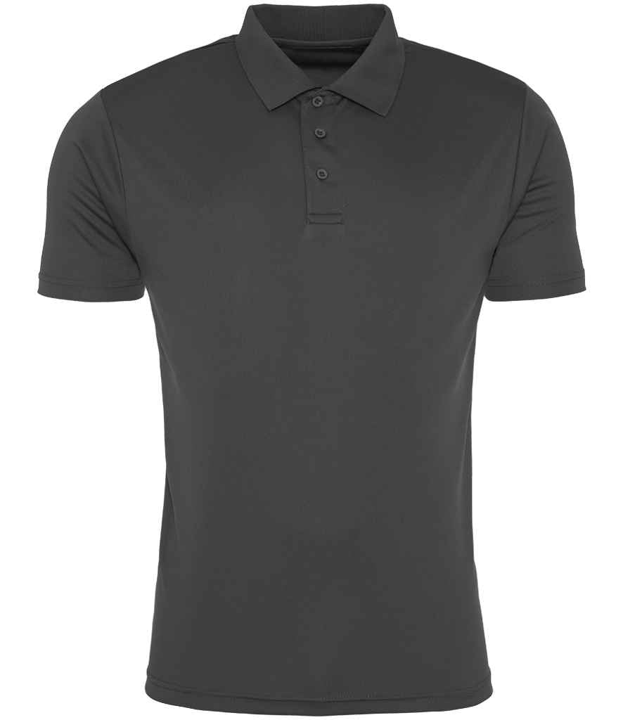 Just Cool AWDis Cool Smooth Polo Shirt Charcoal