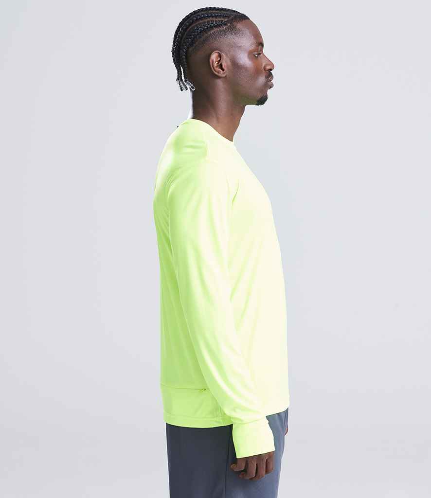 Just Cool AWDis Cool Long Sleeve Active T-Shirt Electric Yellow