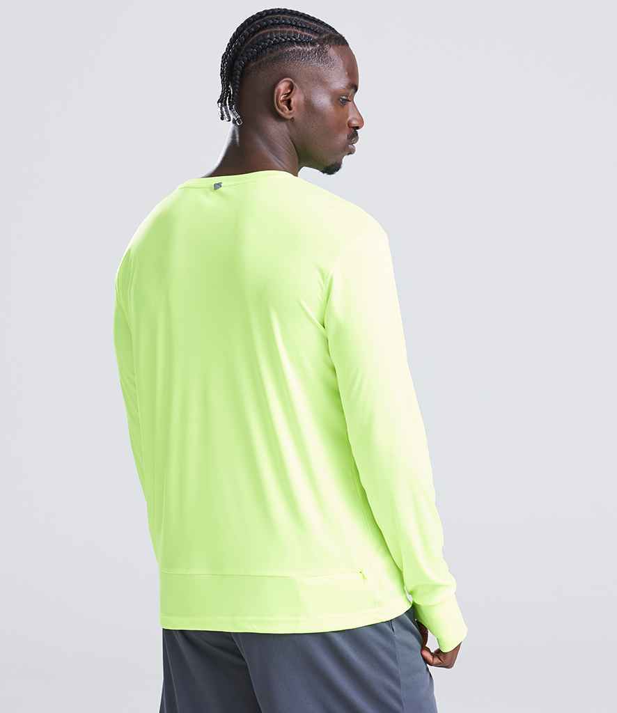 Just Cool AWDis Cool Long Sleeve Active T-Shirt Electric Yellow