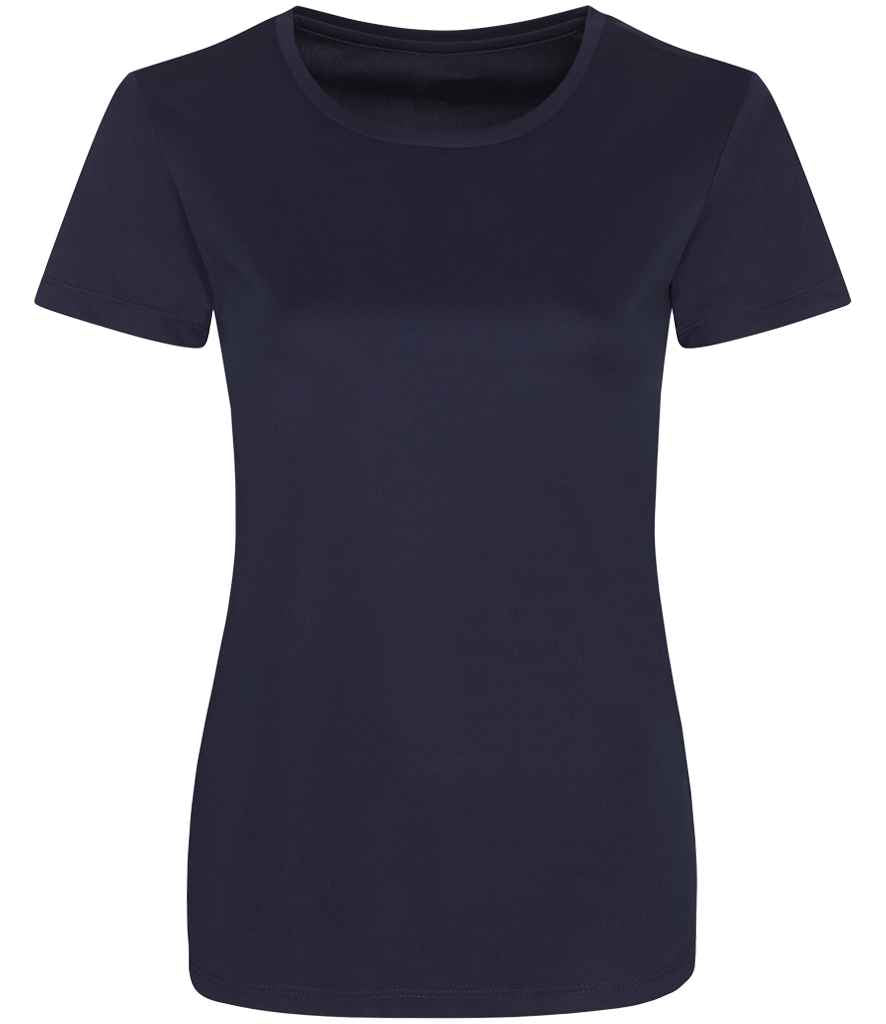 Just Cool AWDis Ladies Cool Smooth T-Shirt French Navy