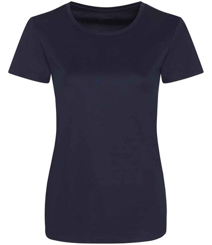Just Cool AWDis Ladies Cool Smooth T-Shirt French Navy